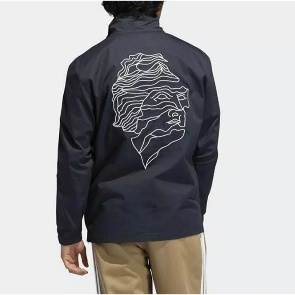 Adidas Men’s Night Grey/white jacket